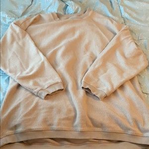 NWT Oversized Aerie cream sweatshirt